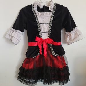 Toddler girls pirate custome size 3-4t
